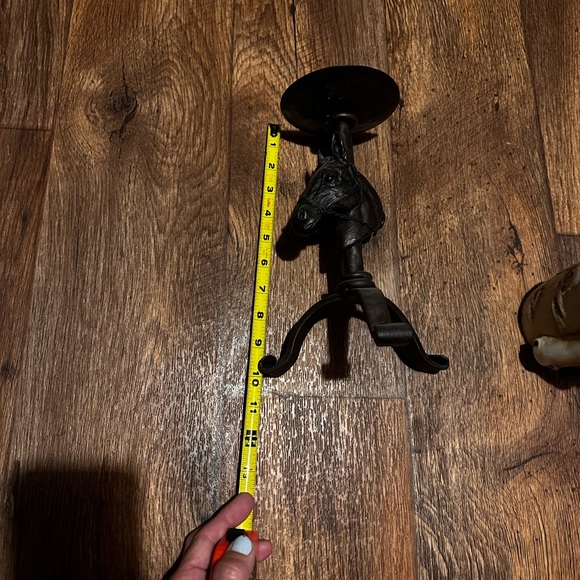 💙🩷Horse candle holder and candle - Picture 1 of 4